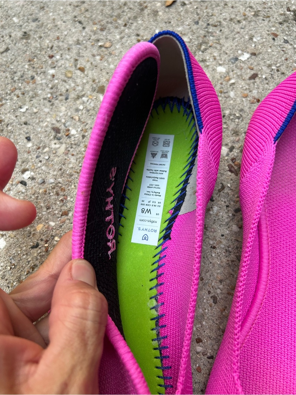 Hot pink Rothy’s 8 - Picture 2 of 3